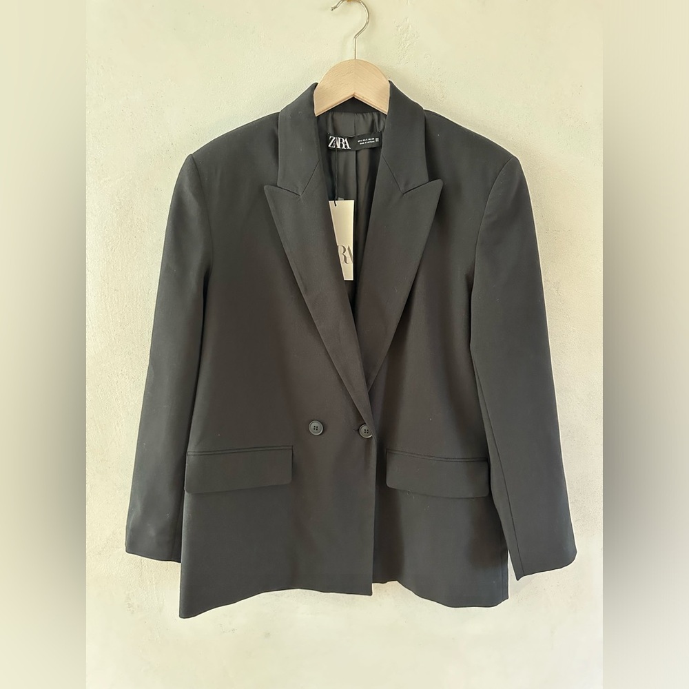 Zara oversized double breasted blazer